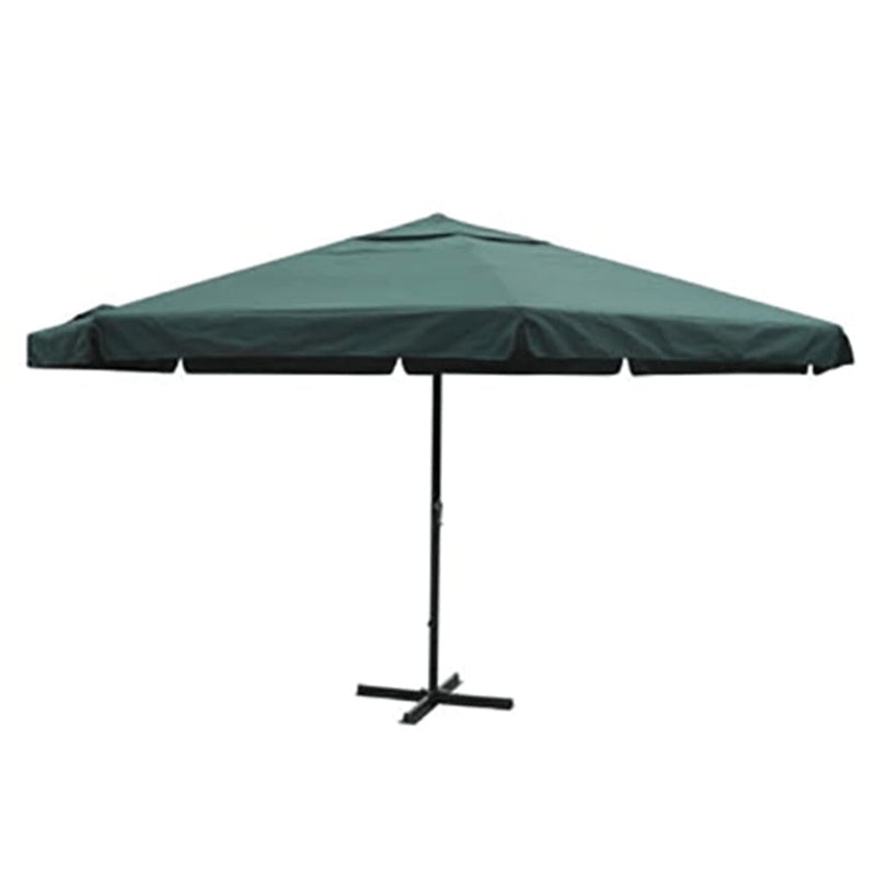 Load image into Gallery viewer, Vidaxl parasol samos 500 cm aluminium groen