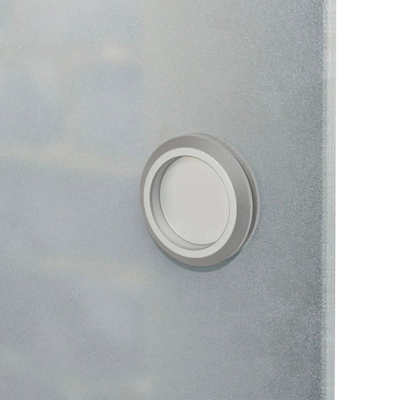 Load image into Gallery viewer, VidaXL Schuifdeur 178 cm glas en aluminium zilverkleurig