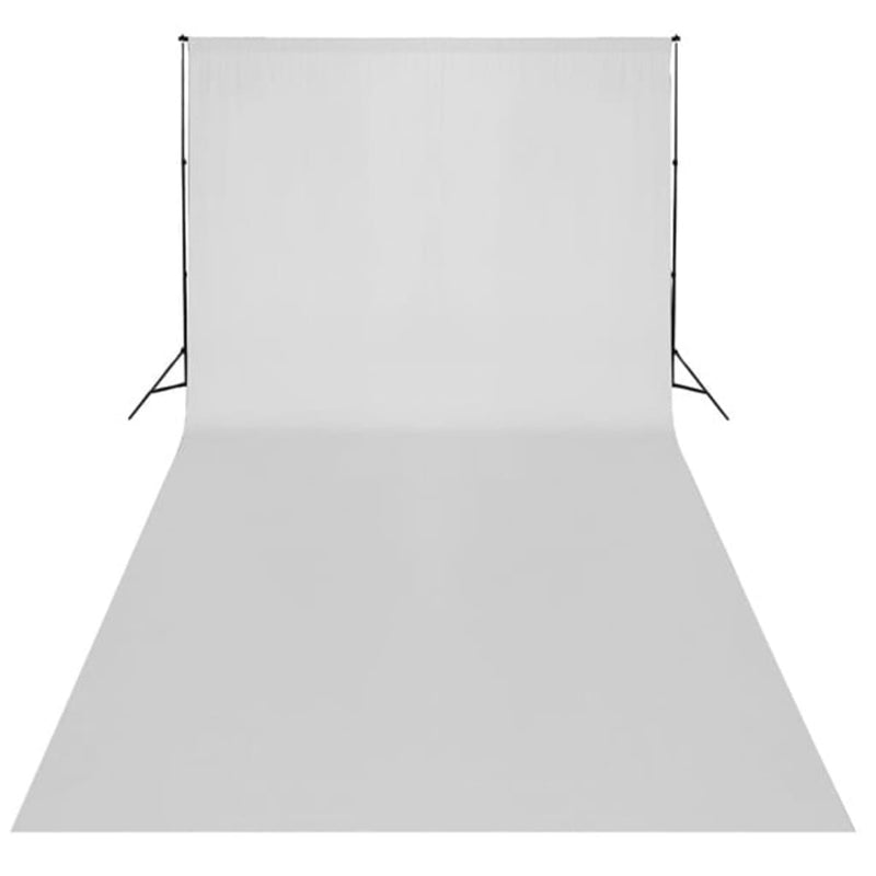 Load image into Gallery viewer, Vidaxl achtergrond zonder standaard 600x300 cm katoen wit
