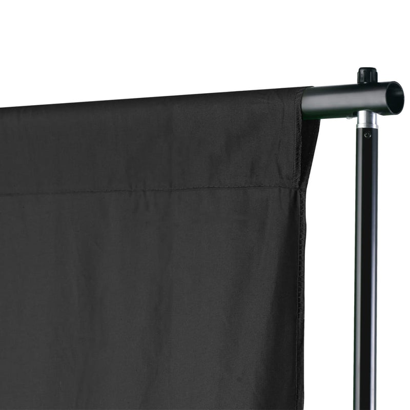 Load image into Gallery viewer, Vidaxl achtergrondsysteem 500x300 cm zwart