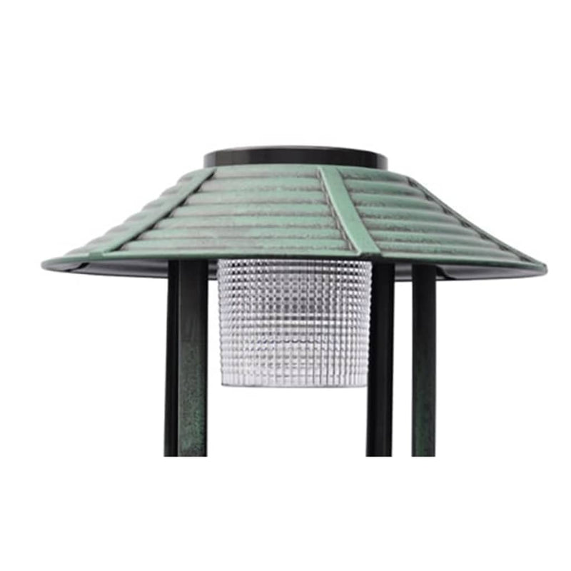 Load image into Gallery viewer, Vidaxl vogelbad voederhuisje met solarverlichting