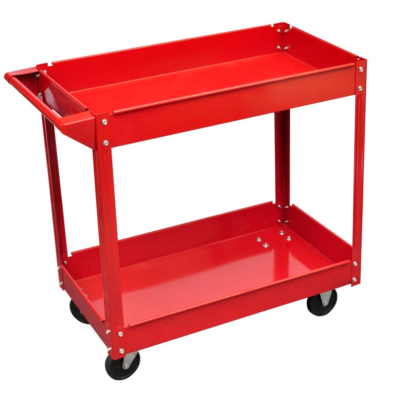 Load image into Gallery viewer, Vidaxl gereedschapstrolley 100 kg rood