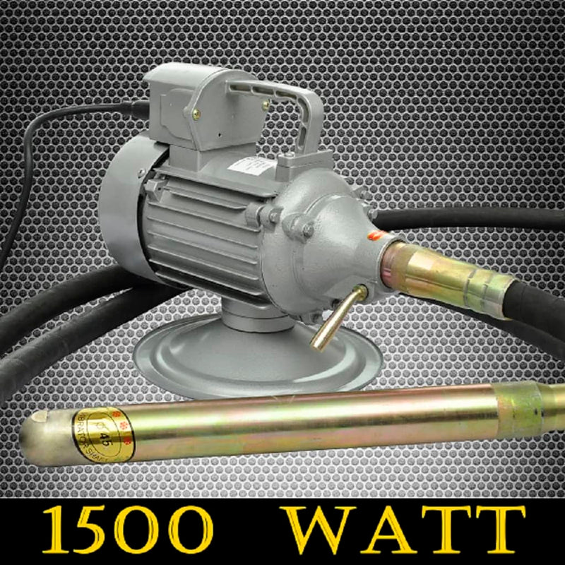 Load image into Gallery viewer, Vidaxl betontrilnaald met slang 6 m 220 v 50 hz 1500 w