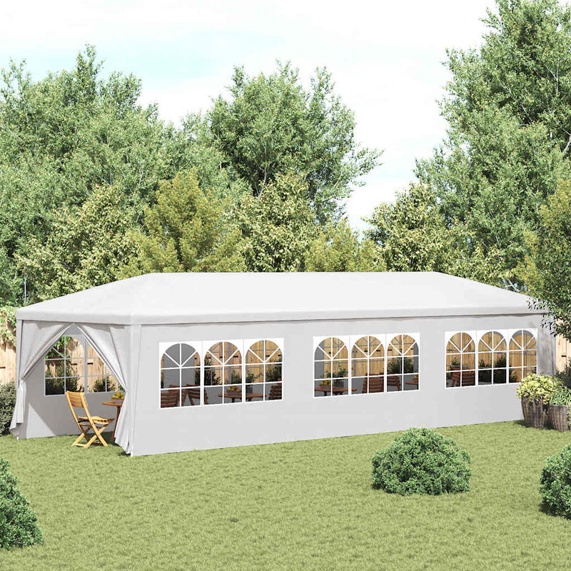 Laden Sie das Bild in Galerie -Viewer, Vidaxl partytent 3x9 m wit