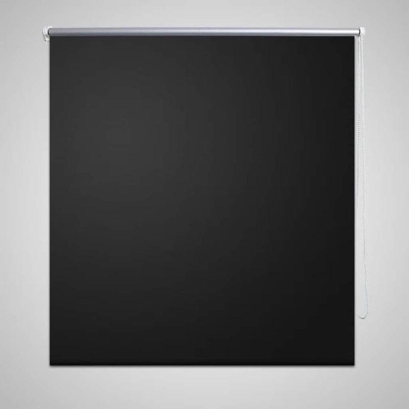 Chargez l'image dans la visionneuse de la galerie, Vidaxl rolgordijn verduisterend 80x230 cm zwart
