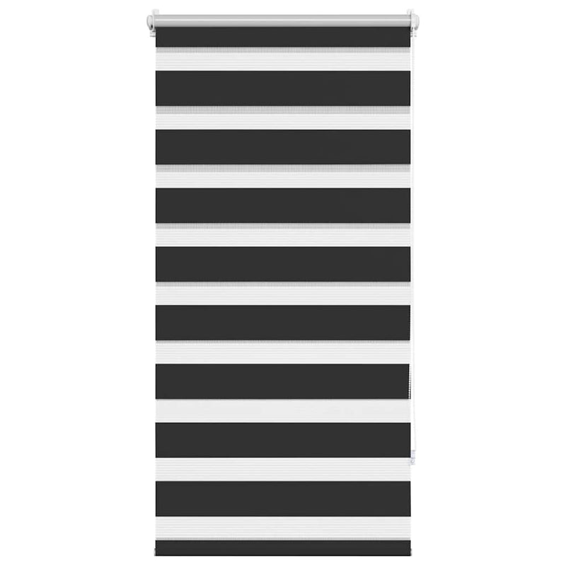 Load image into Gallery viewer, Vidaxl zebra rolgordijn 60,9 x 120 cm stofbreedte 56,7 cm zwart