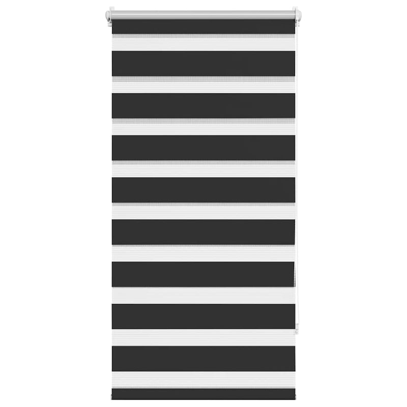 Load image into Gallery viewer, Vidaxl zebra rolgordijn 80,9 x 150 cm stofbreedte 76,7 cm zwart