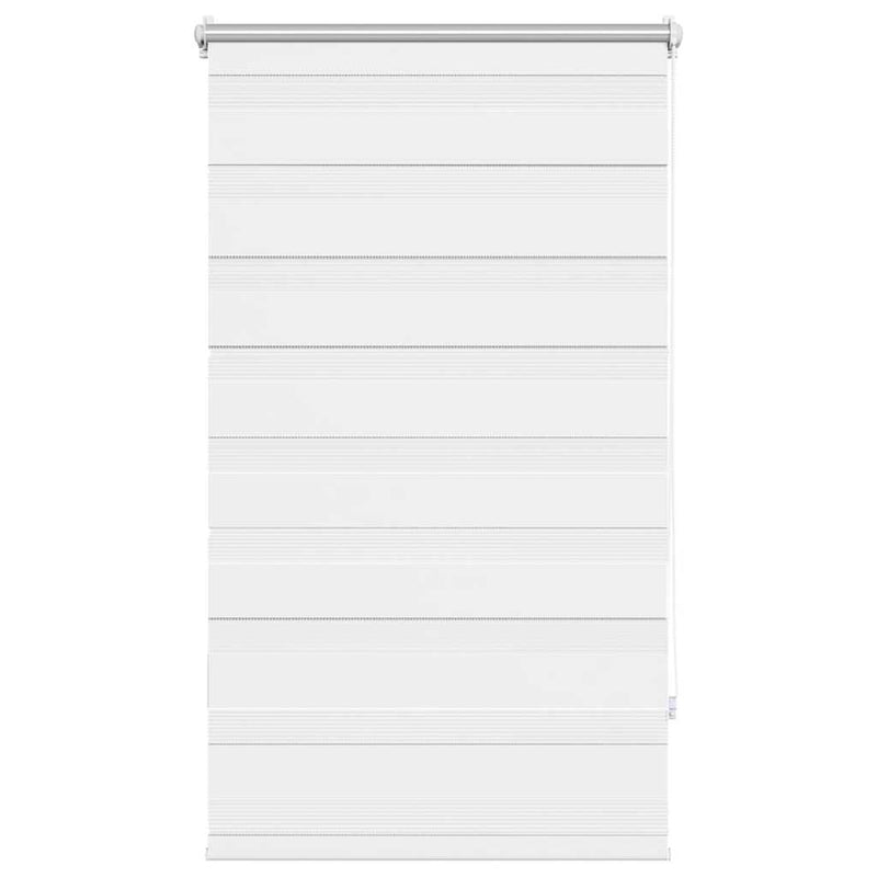 Load image into Gallery viewer, Vidaxl zebra rolgordijn 90,9 x 150 cm stofbreedte 86,7 cm wit