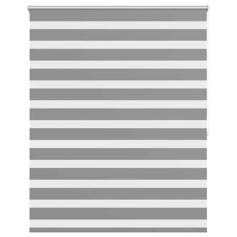 Load image into Gallery viewer, Vidaxl zebra rolgordijn 120,9 x 175 cm stofbreedte 116,7 cm grijs