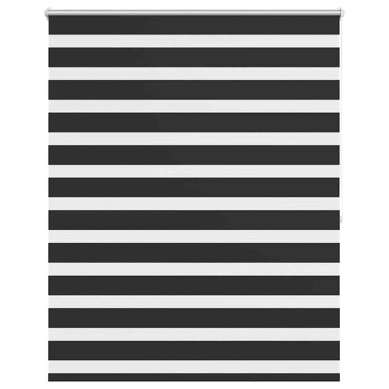 Load image into Gallery viewer, Vidaxl zebra rolgordijn 120,9 x 175 cm stofbreedte 116,7 cm zwart
