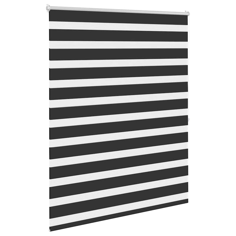 Load image into Gallery viewer, Vidaxl zebra rolgordijn 120,9 x 175 cm stofbreedte 116,7 cm zwart