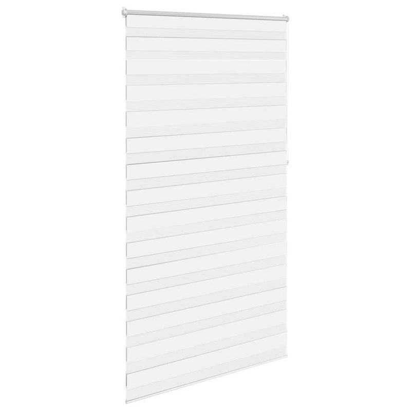 Load image into Gallery viewer, Vidaxl zebra rolgordijn 120,9 x 230 cm stofbreedte 116,7 cm wit