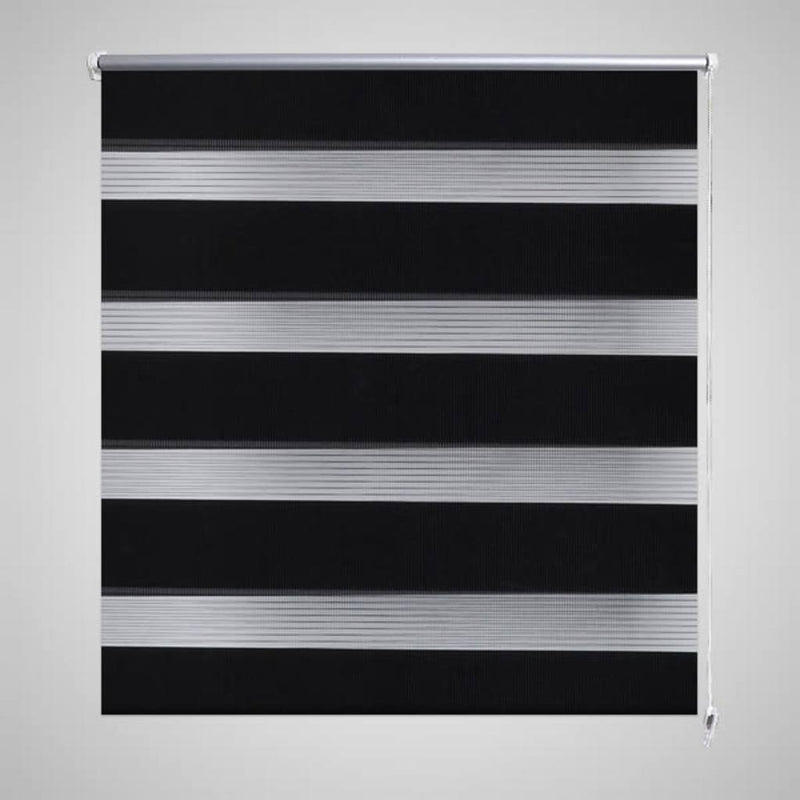 Laden Sie das Bild in Galerie -Viewer, Vidaxl duo rolgordijn 120 x 230 cm zwart