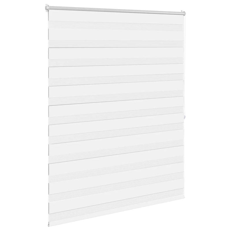 Load image into Gallery viewer, Vidaxl zebra rolgordijn 140,9 x 175 cm stofbreedte 136,7 cm wit