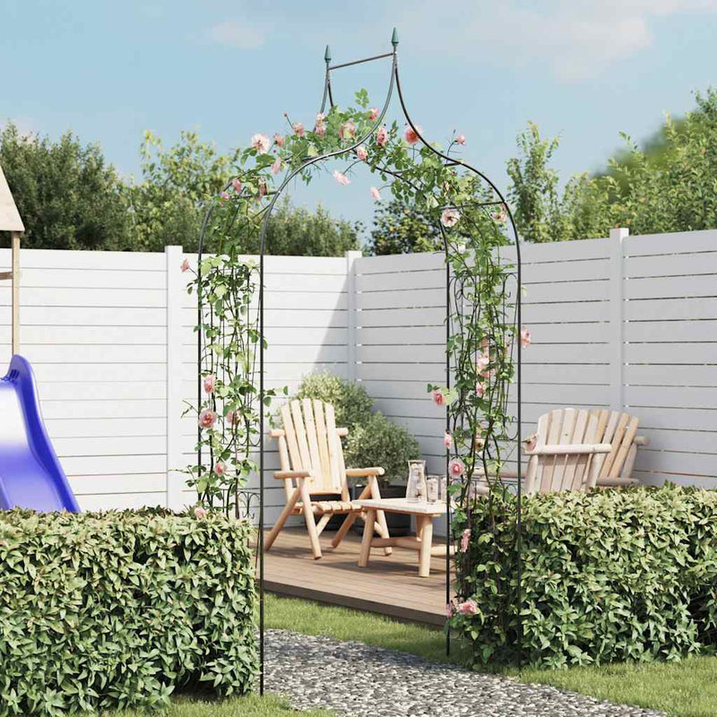Load image into Gallery viewer, Vidaxl tuinboog speer ontwerp donkergroen