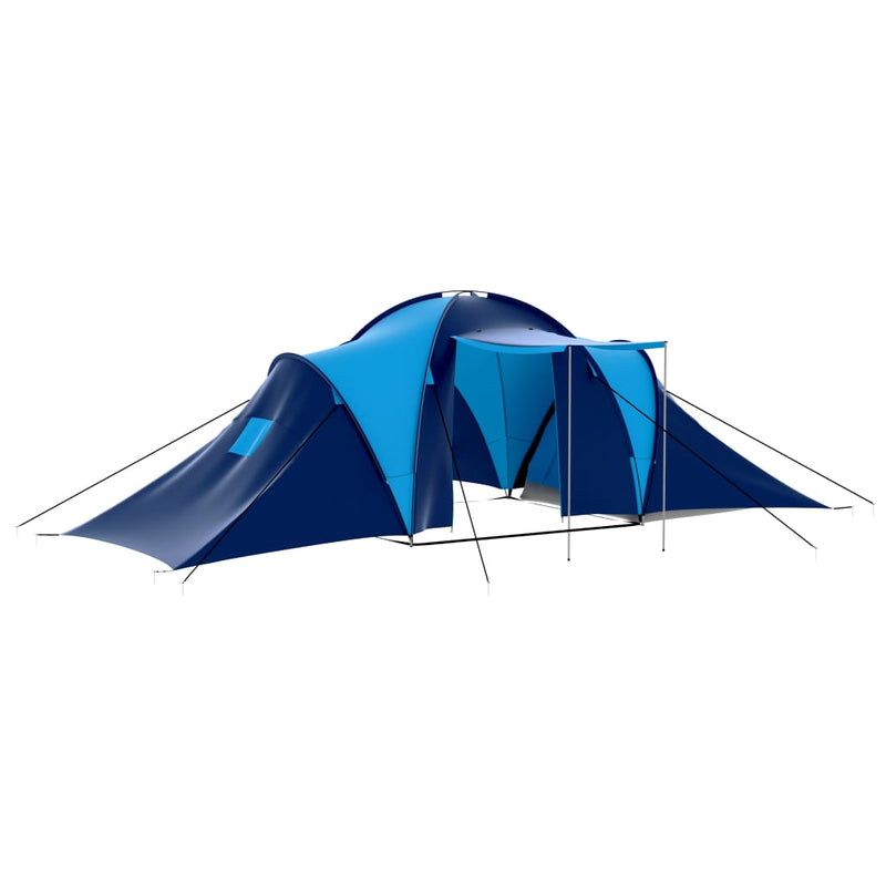 Load image into Gallery viewer, Vidaxl tent 9-persoons donkerblauw en blauw