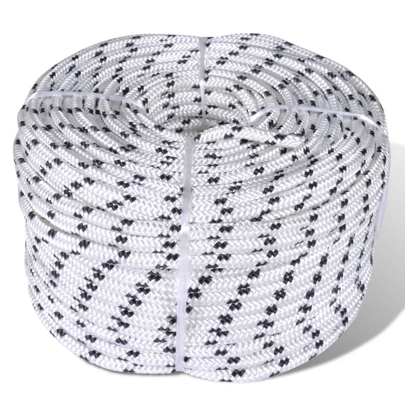 Load image into Gallery viewer, Vidaxl boottouw polyester gevlochten 10mmx50m