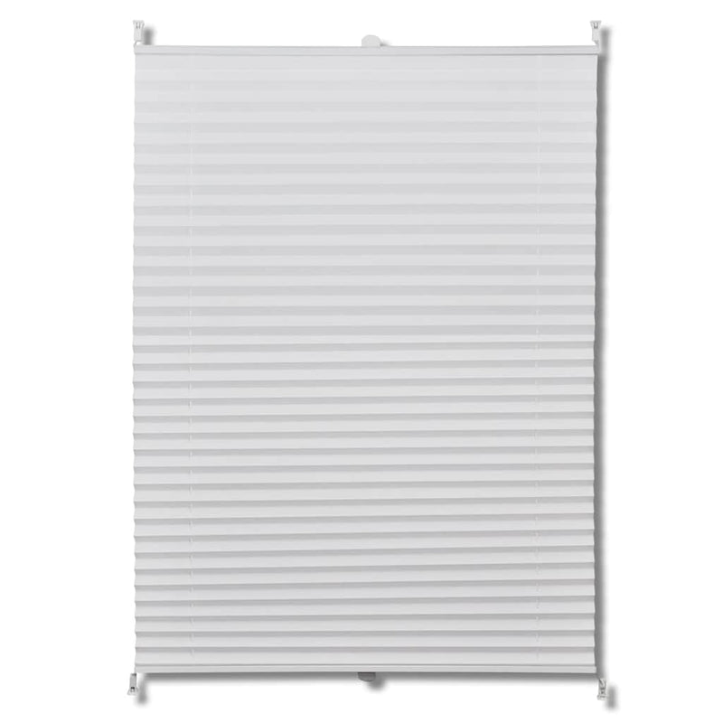 Load image into Gallery viewer, Vidaxl plisséjaloezie 80x125 cm wit
