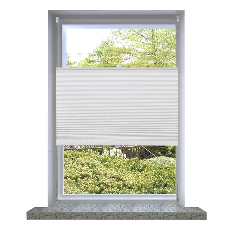 Load image into Gallery viewer, Vidaxl plisséjaloezie 100x100 cm wit