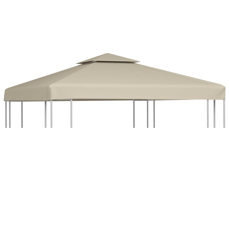 Afbeelding laden in galerijviewer, Vidaxl vervangend tentdoek prieel 310 g m² 3x3 m beige