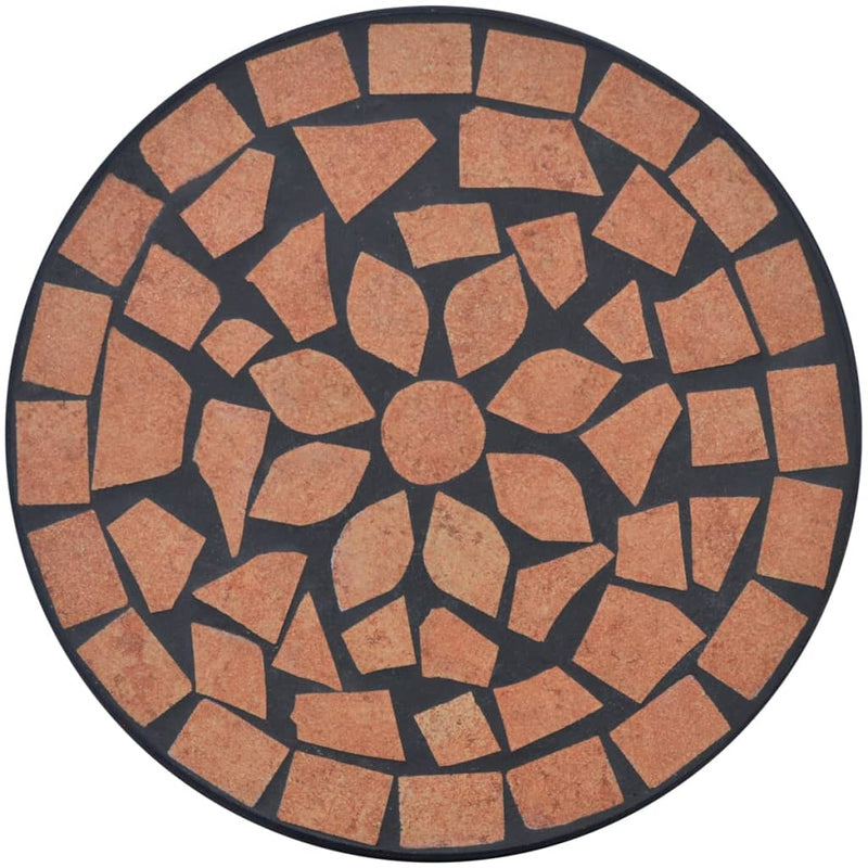 Load image into Gallery viewer, Vidaxl bijzeltafel mozaïek terracottakleurig