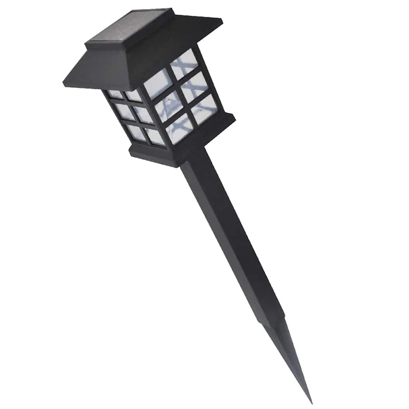 Chargez l'image dans la visionneuse de la galerie, Vidaxl 12-delige led-tuinverlichtingsset solar met pin 8,6x8,6x38 cm