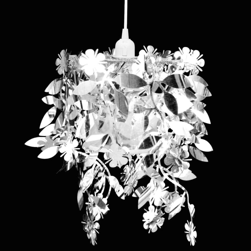 Load image into Gallery viewer, Vidaxl kroonluchter met pailletten in de vorm van blaadjes 21,5x30 cm zilver