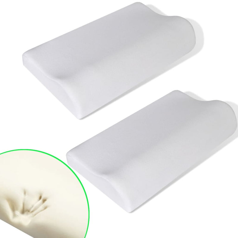 Load image into Gallery viewer, Vidaxl orthopedische kussenset 2-delig