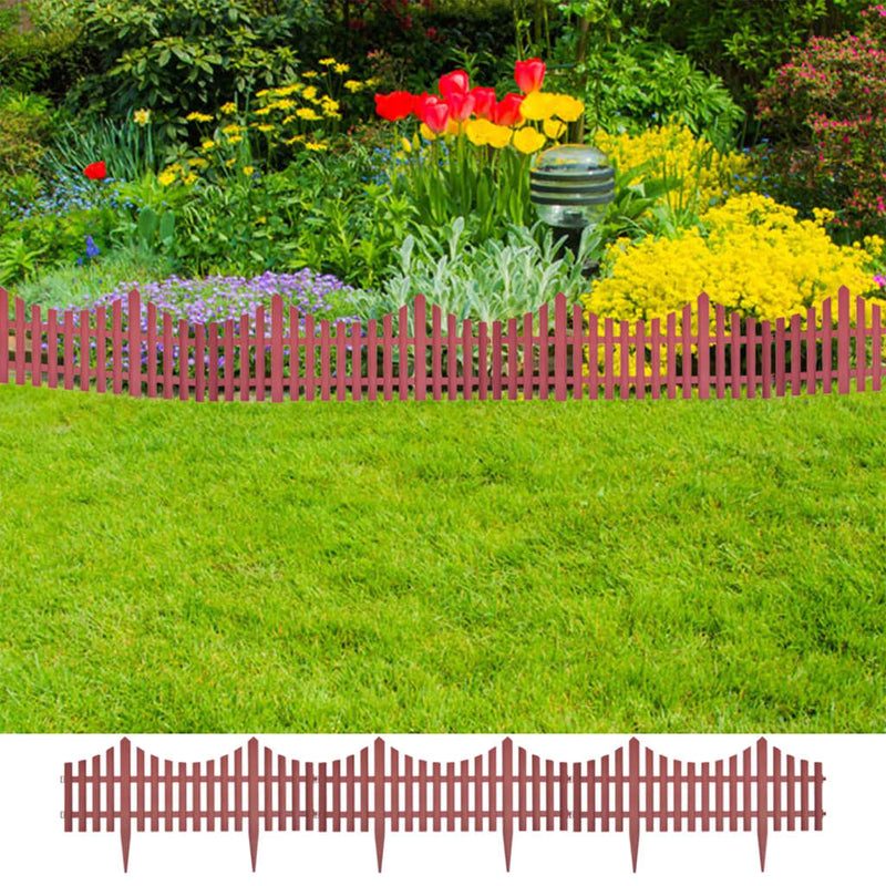 Load image into Gallery viewer, Vidaxl gazonranden 17 st 10 m bruin