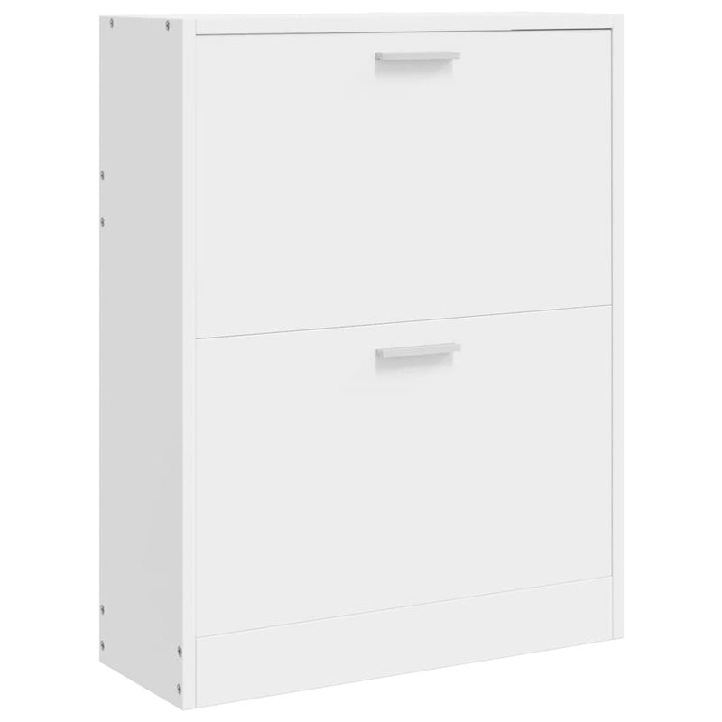 Load image into Gallery viewer, Vidaxl schoenenkast met 2 vakken hout wit