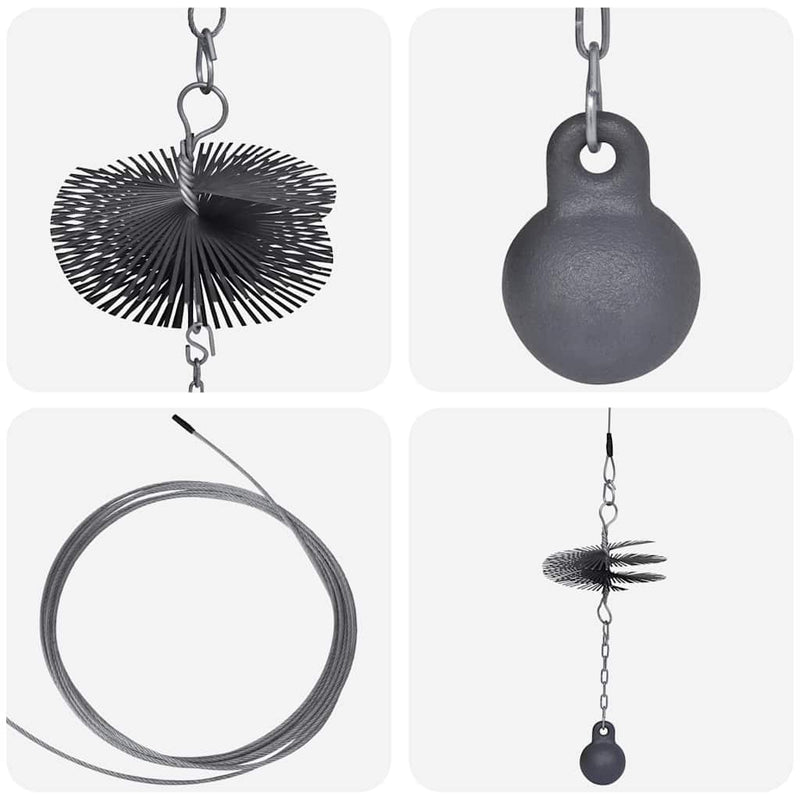 Load image into Gallery viewer, Vidaxl schoorsteenveegborstel rond ø 15 cm