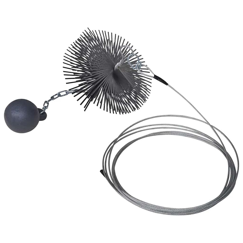 Load image into Gallery viewer, Vidaxl schoorsteenveegborstel rond ø 20 cm