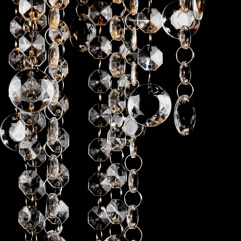 Load image into Gallery viewer, Vidaxl plafondlamp met kristalkralen metaal wit