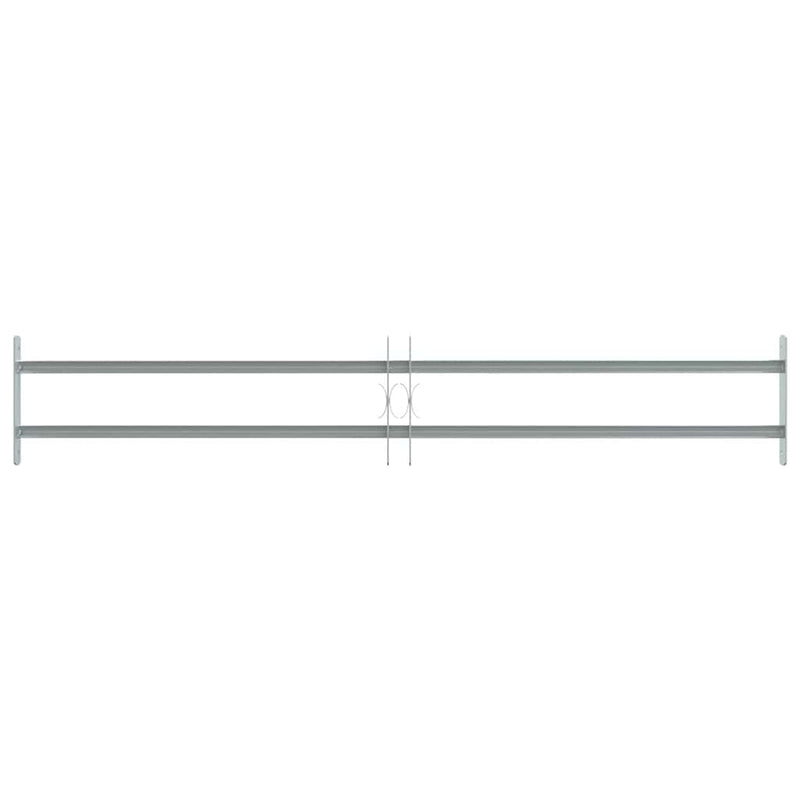 Load image into Gallery viewer, Vidaxl raambeveiliging verstelbaar met 2 dwarsstangen 1000-1500 mm