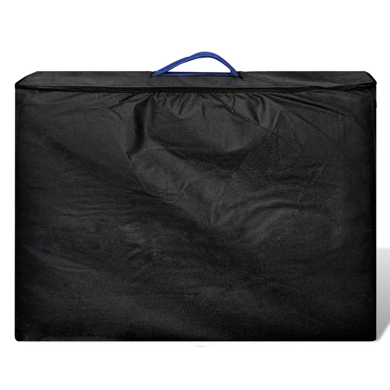 Load image into Gallery viewer, Vidaxl massagetafel inklapbaar met aluminium frame (vier delen blauw)