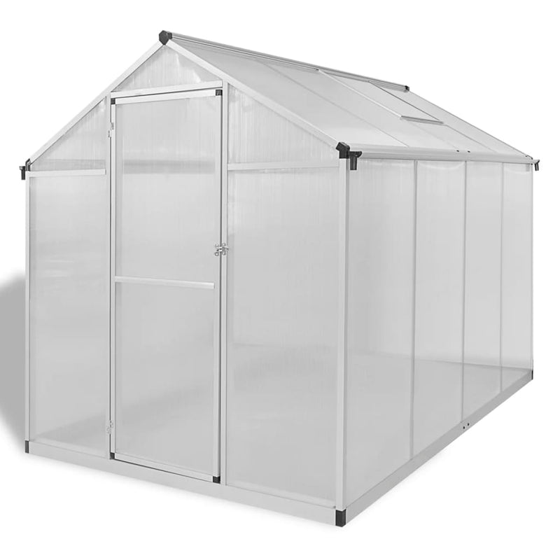 Load image into Gallery viewer, VidaXL Tuinkas met basisframe 4,6 m² versterkt aluminium