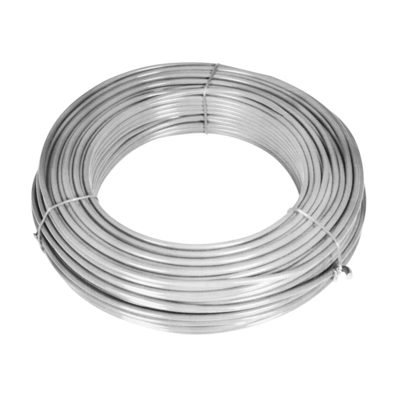 Load image into Gallery viewer, Vidaxl gaashek met palen 15x1 m gegalvaniseerd staal zilverkleurig