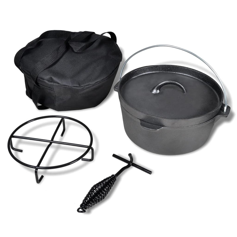 Load image into Gallery viewer, Vidaxl braadpan 4,2 l inclusief accessoires