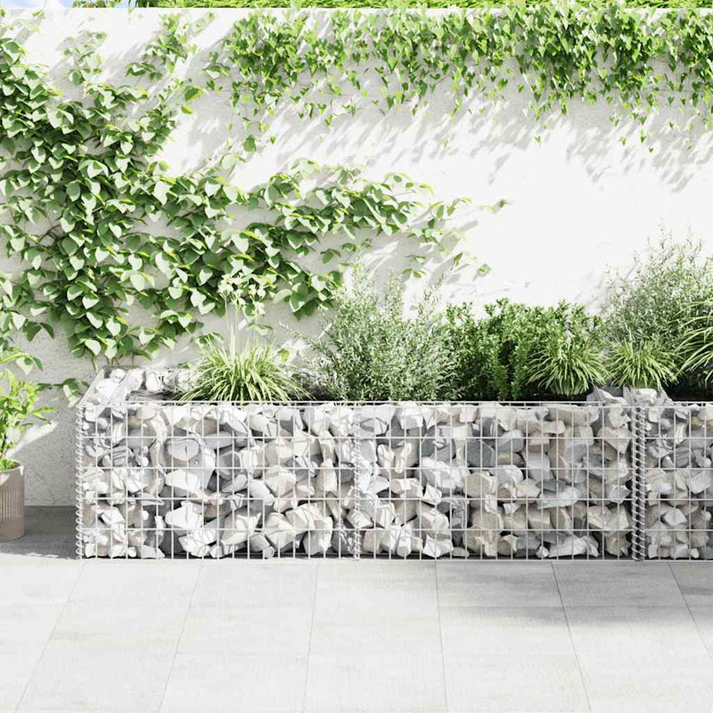 Load image into Gallery viewer, Vidaxl gabion plantenbak 180x90x50 cm gegalvaniseerd staal