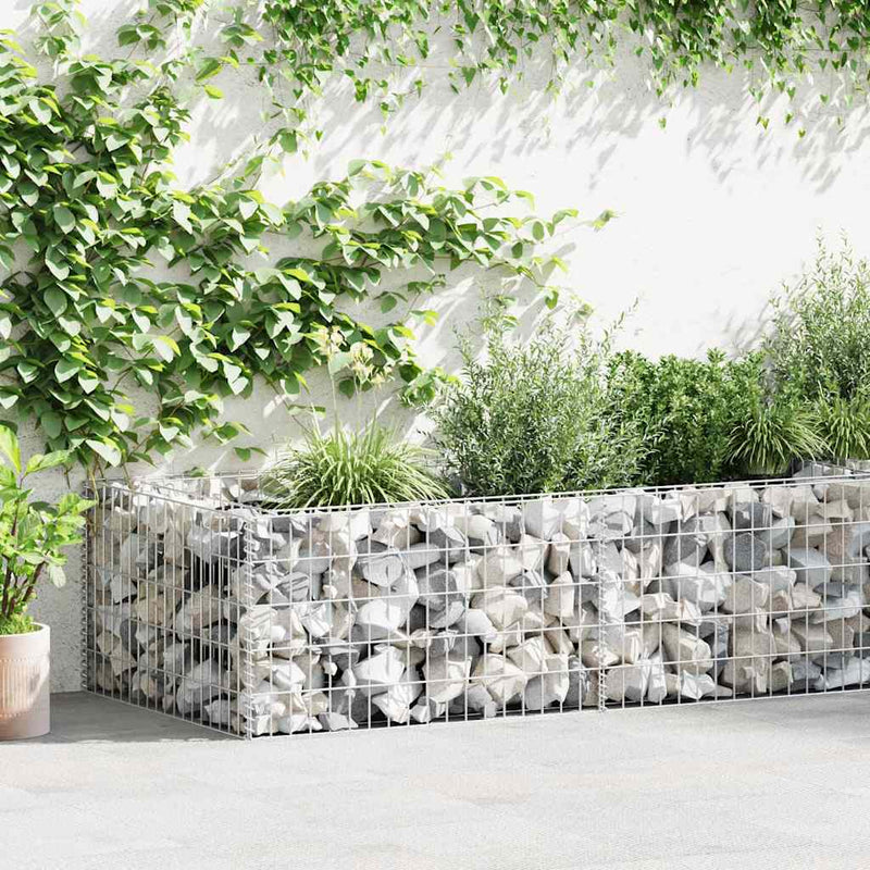 Load image into Gallery viewer, Vidaxl gabion plantenbak 180x90x50 cm gegalvaniseerd staal