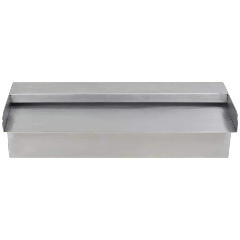 Load image into Gallery viewer, Vidaxl zwembadwaterval rechthoekig 30 cm roestvrij staal