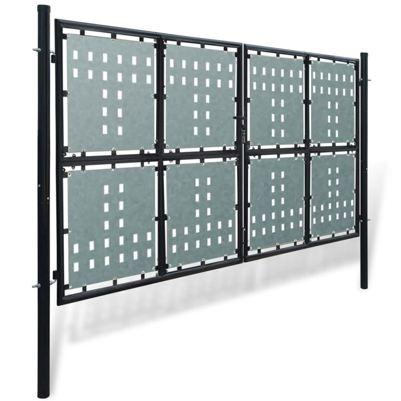 Load image into Gallery viewer, VidaXL Poort enkel 300x225 cm zwart