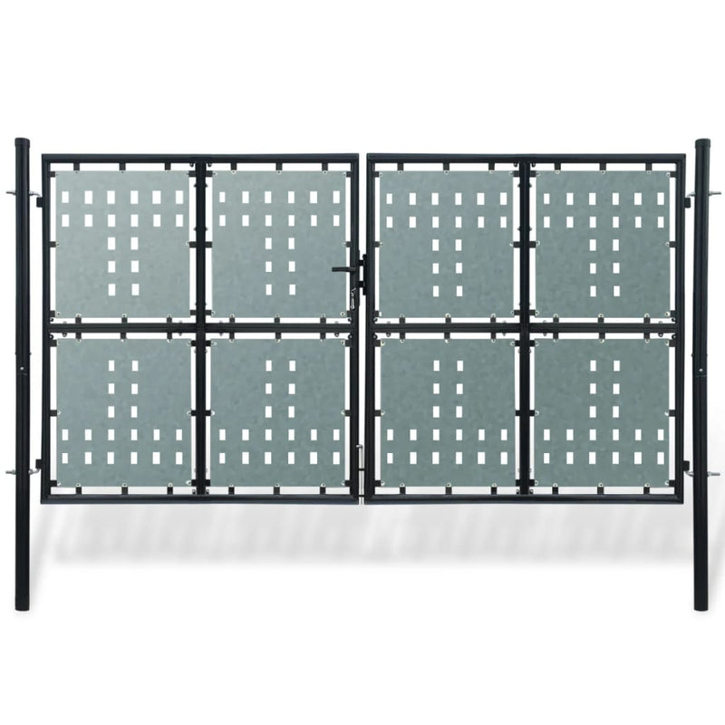 Load image into Gallery viewer, VidaXL Poort enkel 300x250 cm zwart