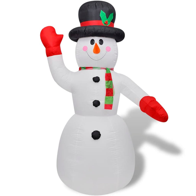 Load image into Gallery viewer, Vidaxl opblaasbare sneeuwpop 240 cm