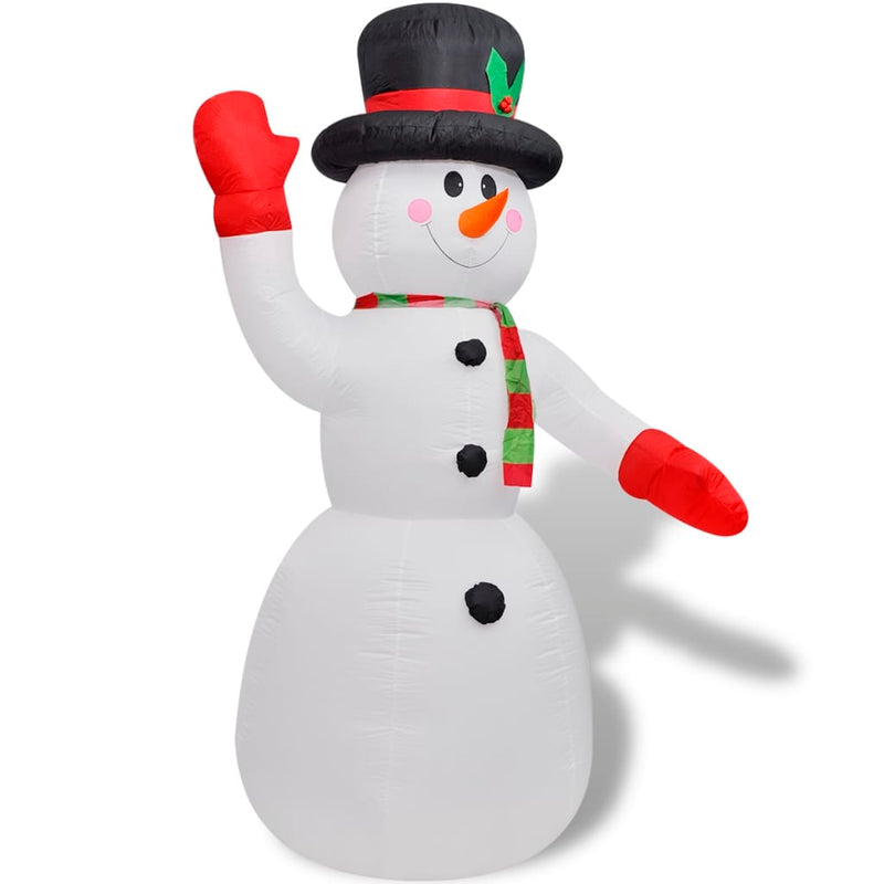 Load image into Gallery viewer, Vidaxl opblaasbare sneeuwpop 240 cm