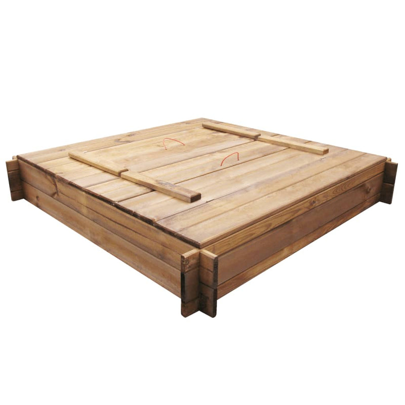 Load image into Gallery viewer, VidaXL Zandbak vierkant geïmpregneerd hout