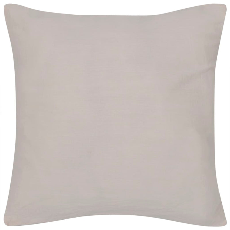 Load image into Gallery viewer, VidaXL Kussenhoezen katoen 40 x 40 cm beige 4 stuks