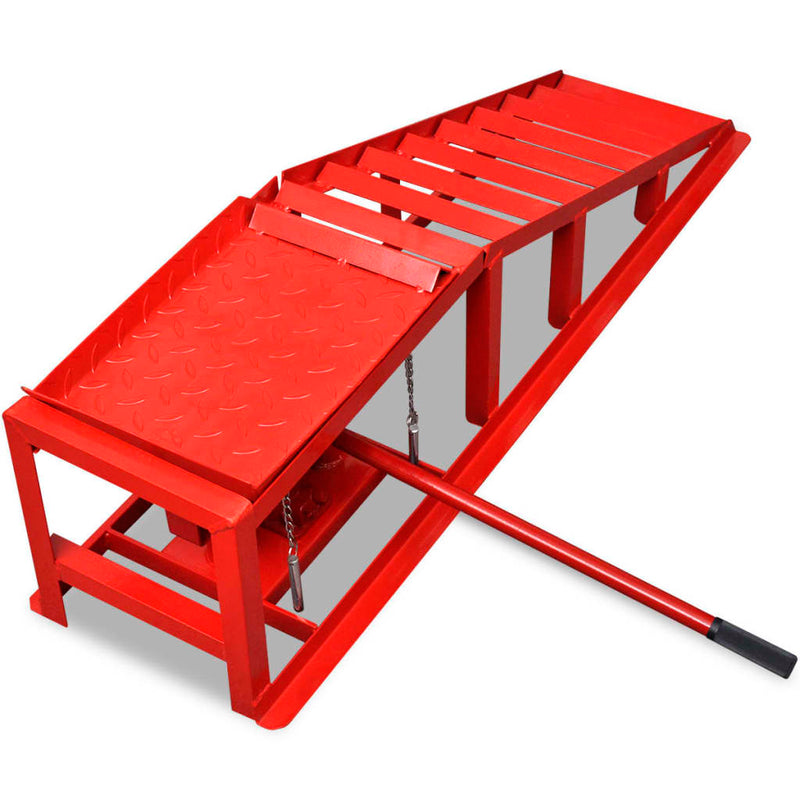Load image into Gallery viewer, VidaXL Autoreparatie oprijplaten 2 st staal rood