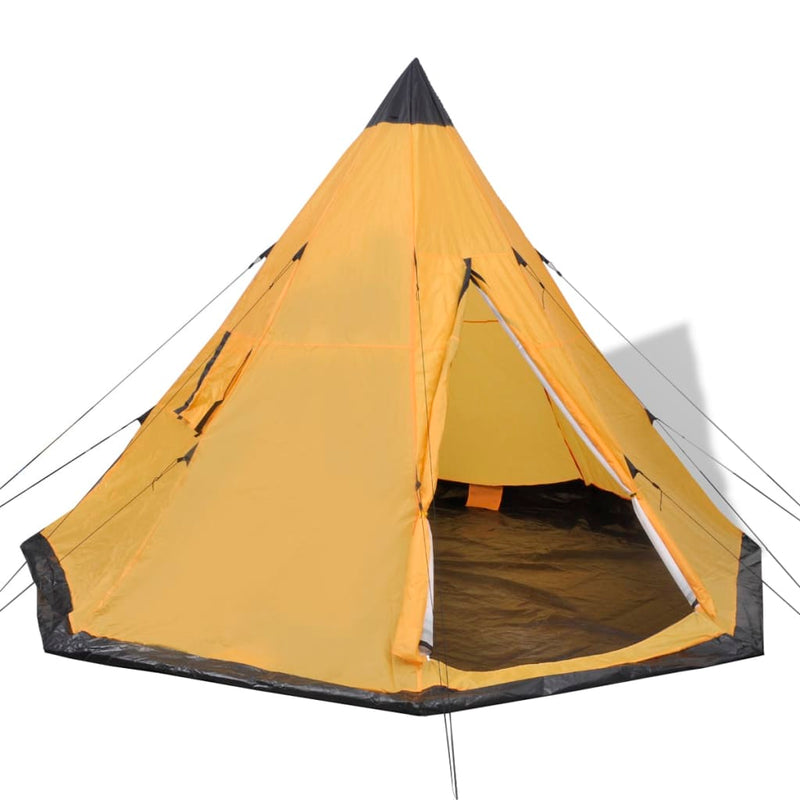 Load image into Gallery viewer, Vidaxl tent 4-persoons geel