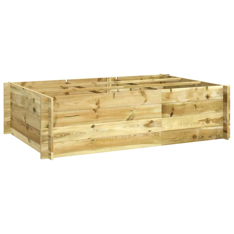 Load image into Gallery viewer, VidaXL Plantenbak verhoogd 150x100x40 cm geïmpregneerd hout